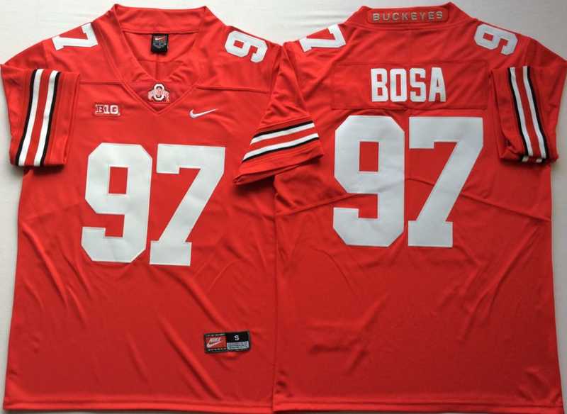 Ohio State Buckeyes 97 Joey Bosa Red Nike College Football Jersey,We sell and wholesale Ohio State Buckeyes 97 Joey Bosa Red Nike College Football Jersey on line form chian!